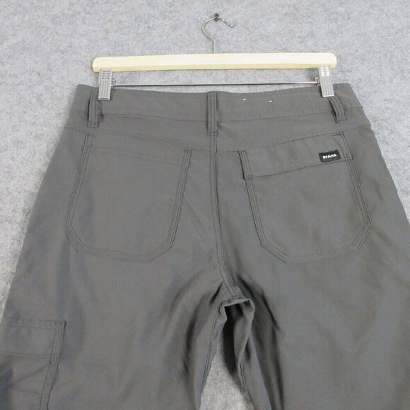 Prana Relaxed Fit Men Hiking Pants Convertible Roll Up Stretch 30 x 32 Gray 372 - Picture 8 of 16